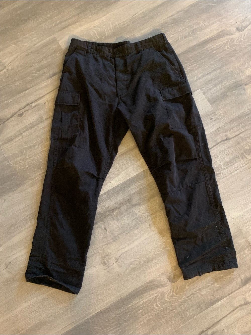 Men's Black BDU Cargo Pants - Classic Utility Style